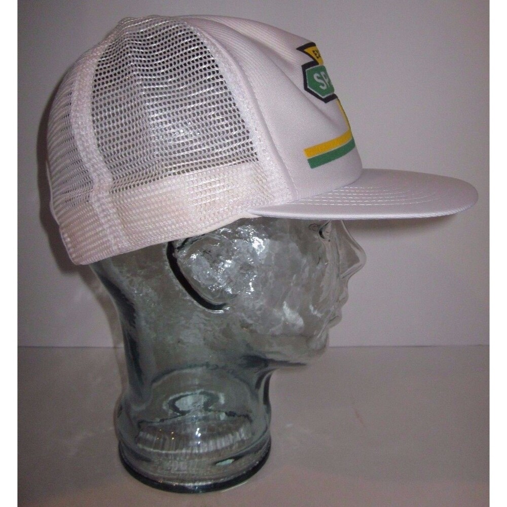 Spartan Express Freight Trucker Hat Cap 1980s - Mesh Snapback Hauling Semi Truck - Picture 3 of 5